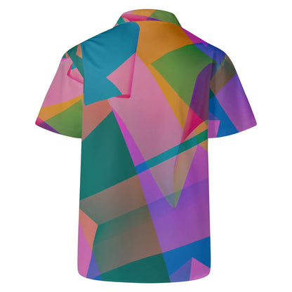 Multicolor Abstract Art Hawaiian Shirt