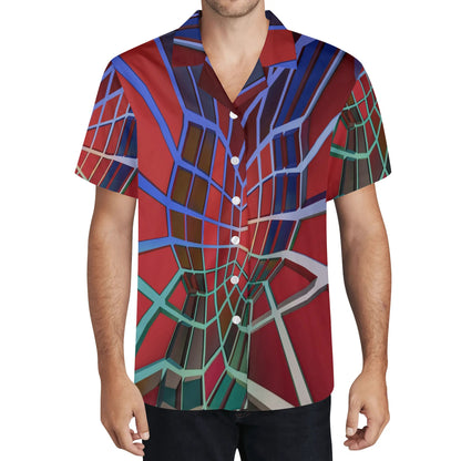Spider Modern Art Hawaiian Shirt For Men