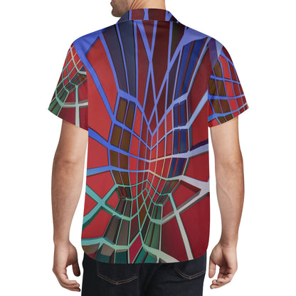 Spider Modern Art Hawaiian Shirt For Men