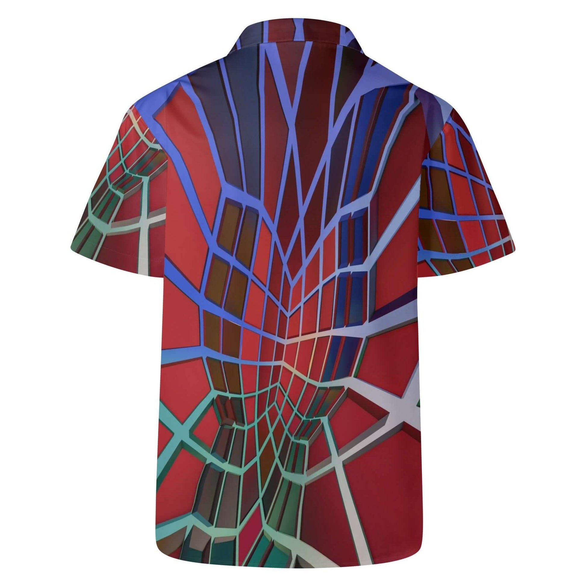 Spider Modern Art Hawaiian Shirt For Men