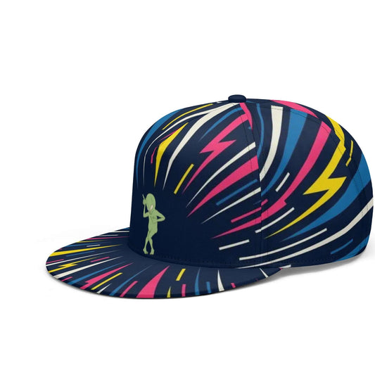 Dancing Humanoid Alien Snapback Hat