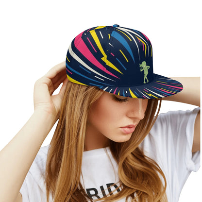 Dancing Humanoid Alien Snapback Hat