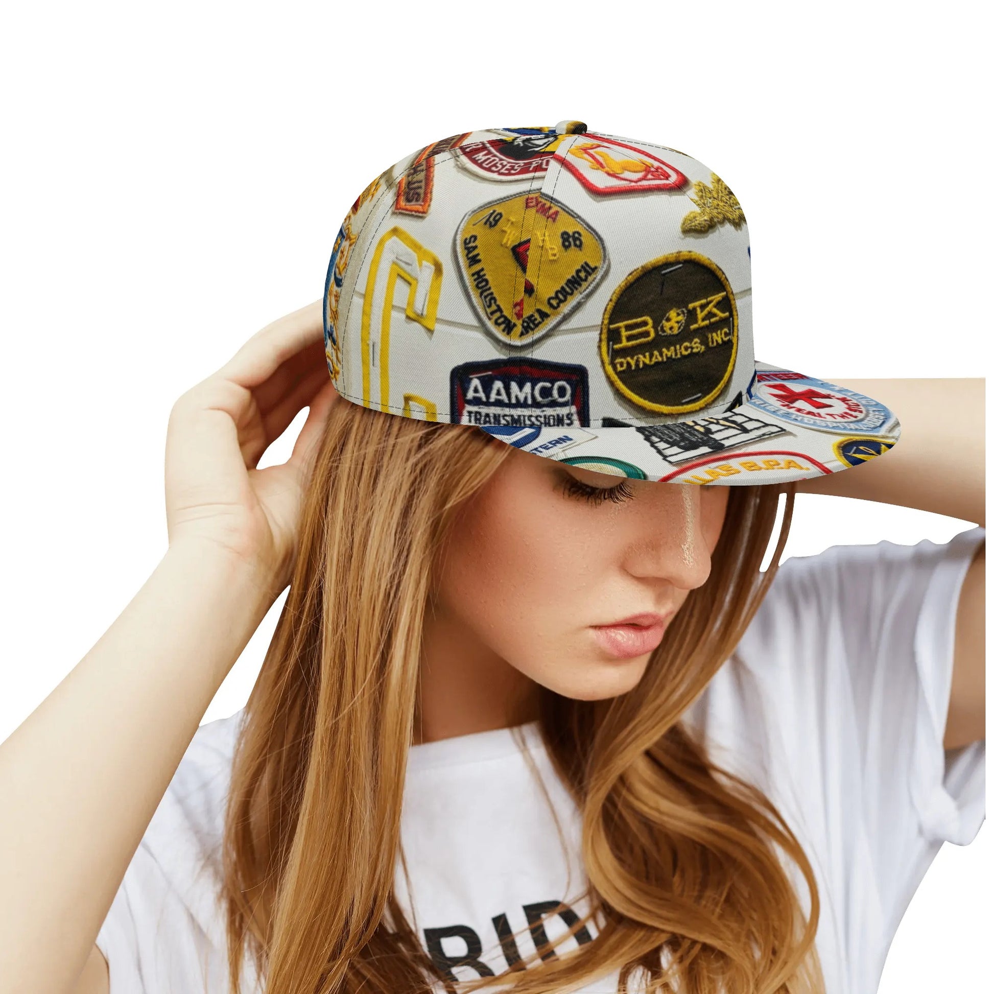 Funky Patches Snapback Hat | Unisex