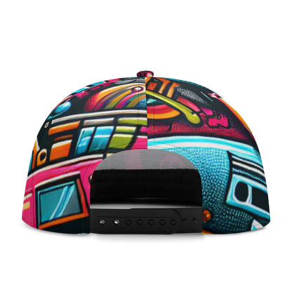 Classic Snapback | Funky AI All Over Printing