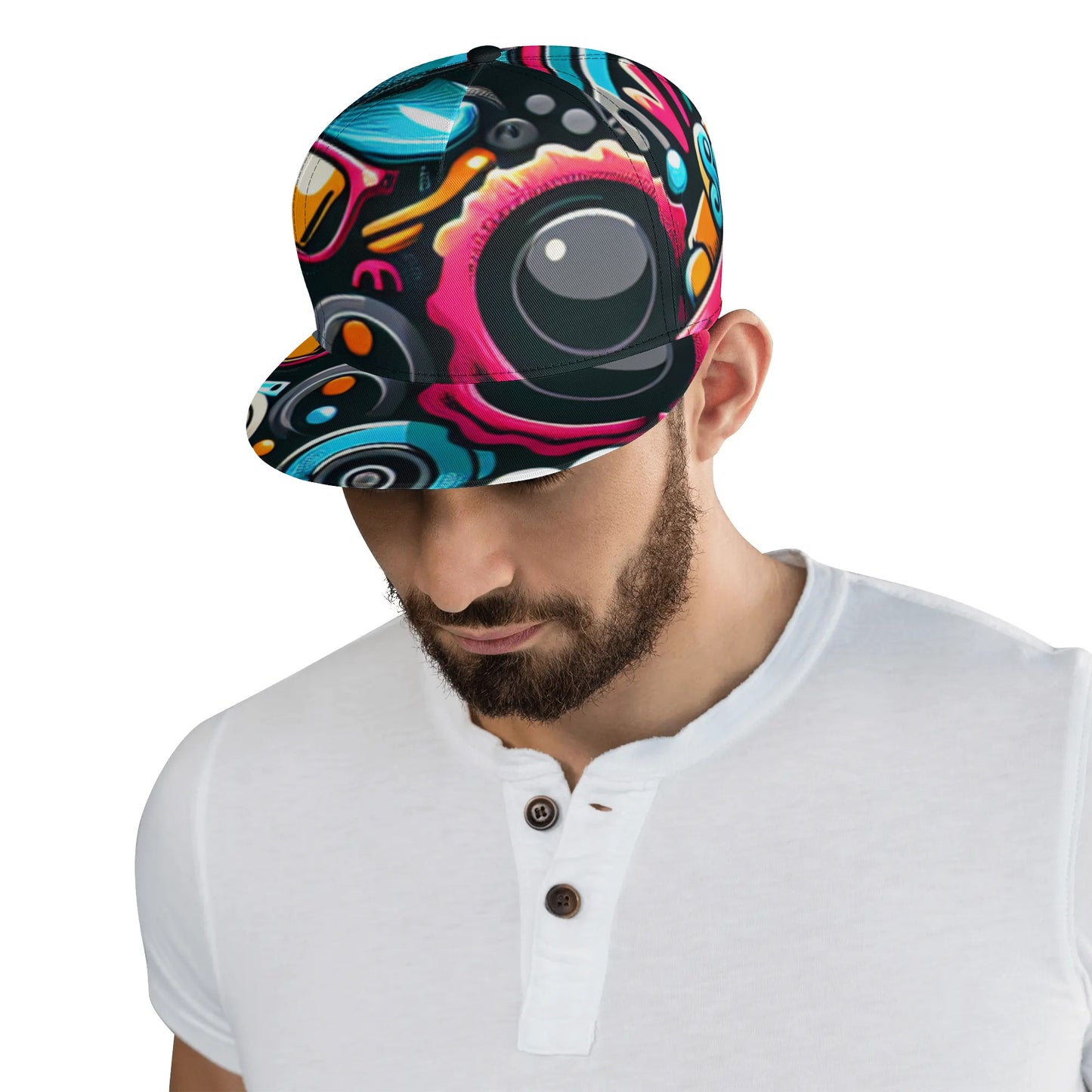 Classic Snapback | Funky AI All Over Printing
