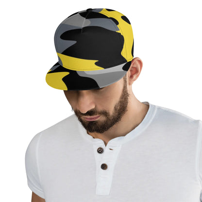 Commando Classic Snapback | Yellow Black Grey