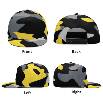 Commando Classic Snapback | Yellow Black Grey