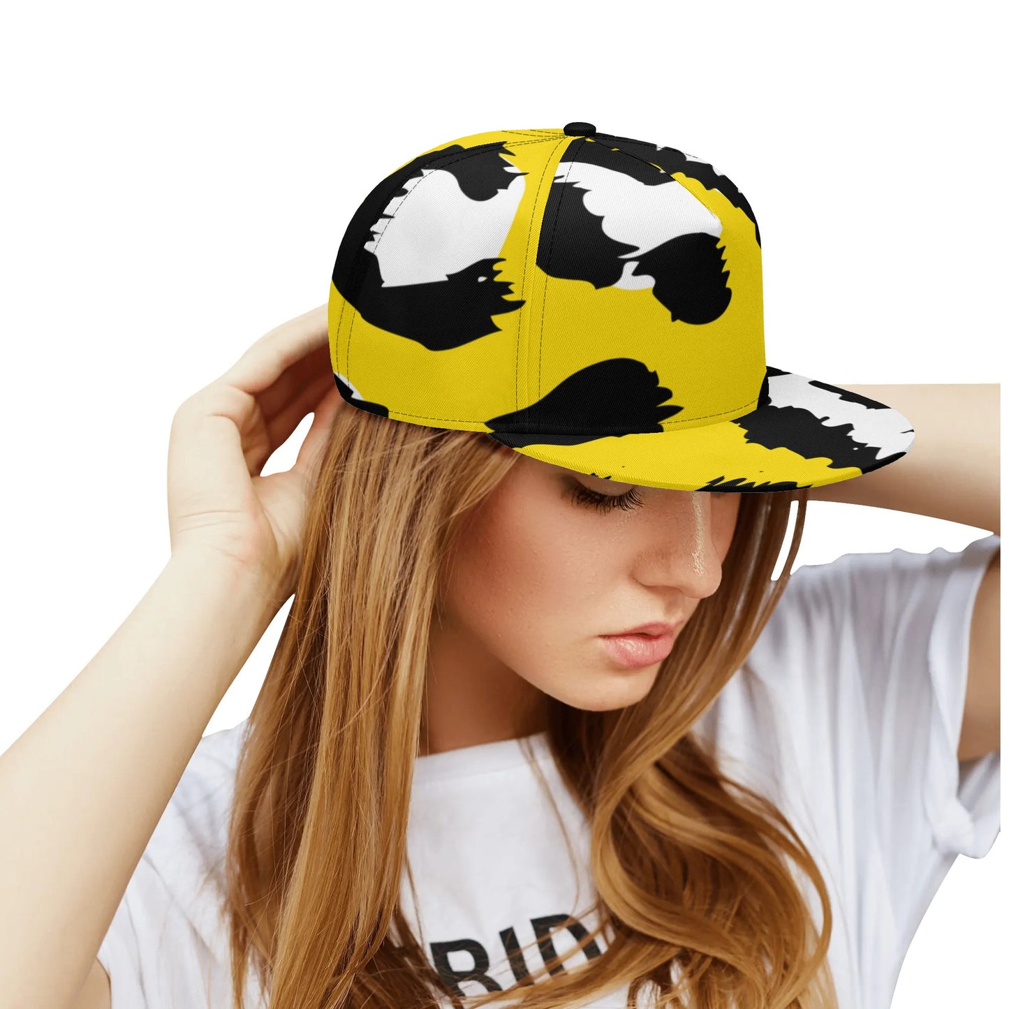 Yellow Leopard Snapback | Classic All Over Print