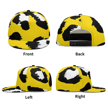 Yellow Leopard Snapback | Classic All Over Print