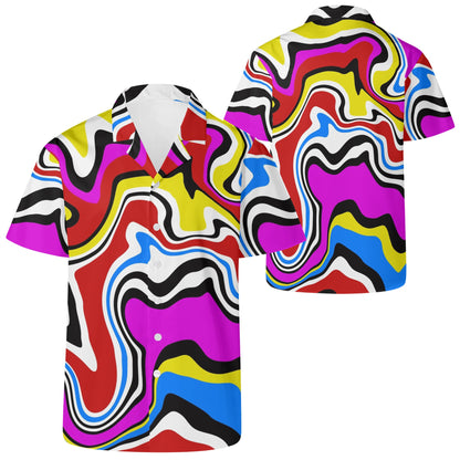 Psychedelic Rainbow Colors Hawaiian Shirt