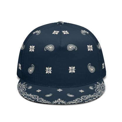 Midnight Blue Bandana Snapback | Classic Fit