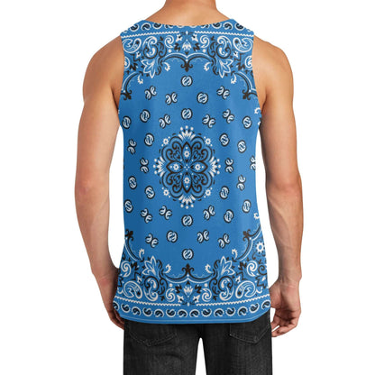 Light Blue Bandana Tank Top | Sleeveless