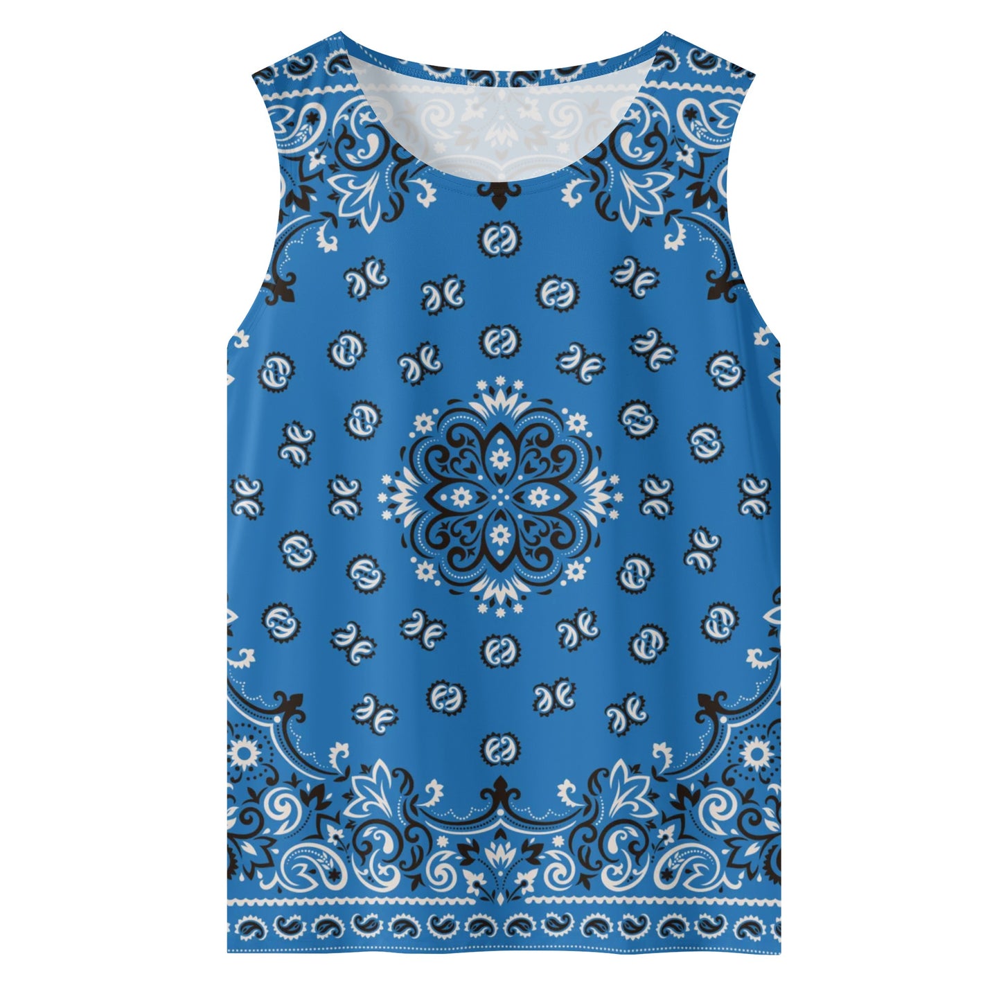 Light Blue Bandana Tank Top | Sleeveless