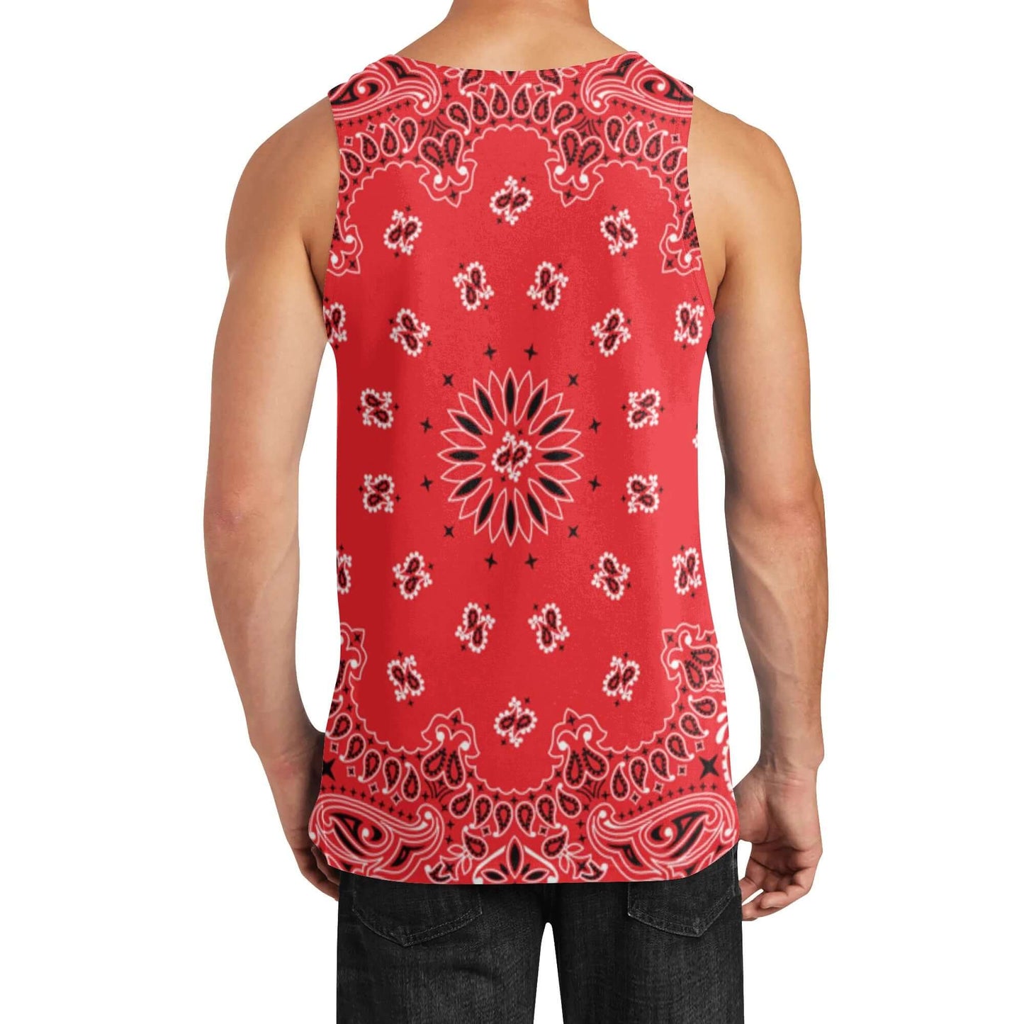 Red Bandana Tank Top | Sleeveless Shirt