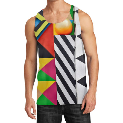 Abstract Art Sleeveless Tank Top