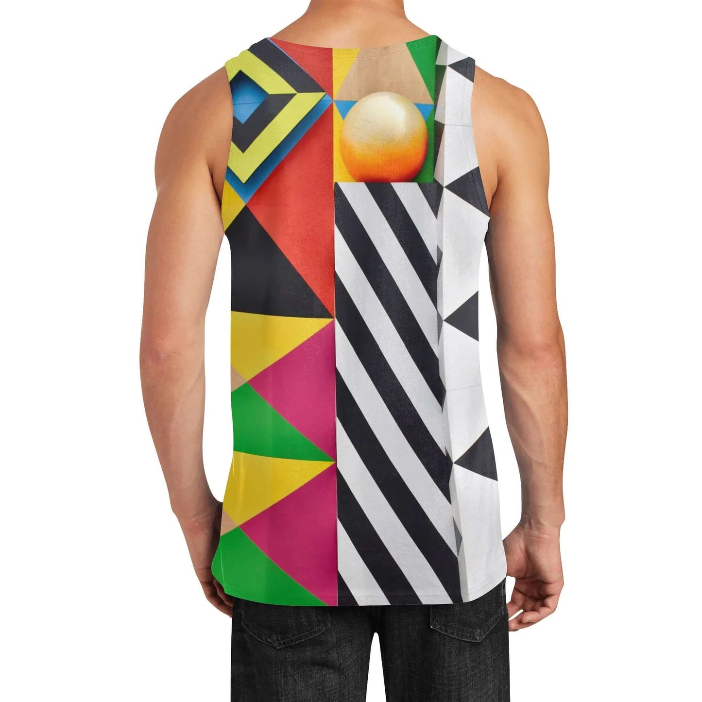 Abstract Art Sleeveless Tank Top