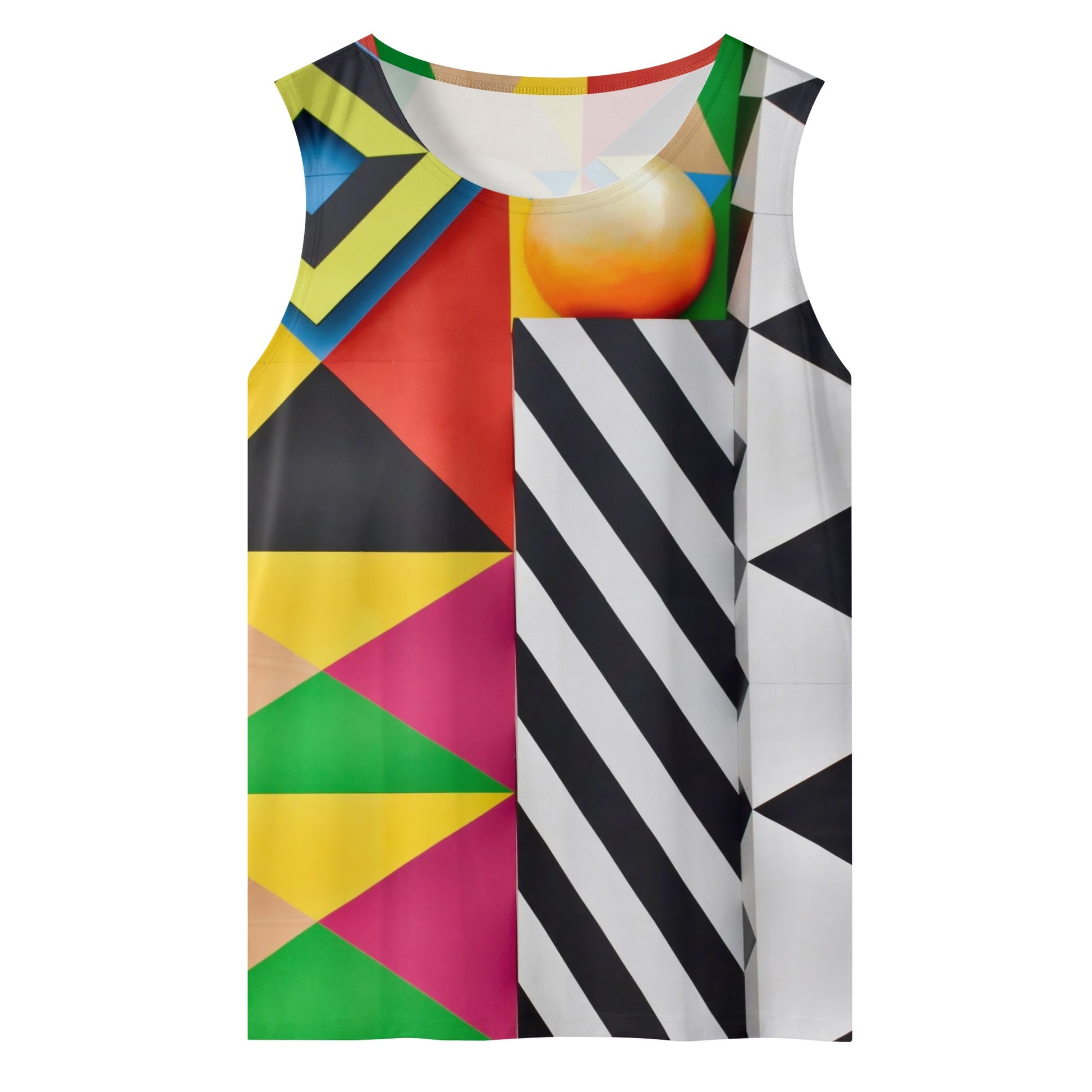 Abstract Art Sleeveless Tank Top