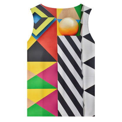 Abstract Art Sleeveless Tank Top