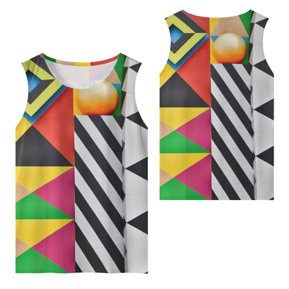 Abstract Art Sleeveless Tank Top