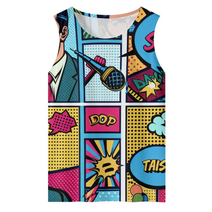 Pop Art Sleeveless Tank Top