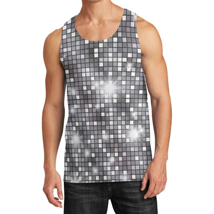 Disco Ball Sleeveless Tank Top