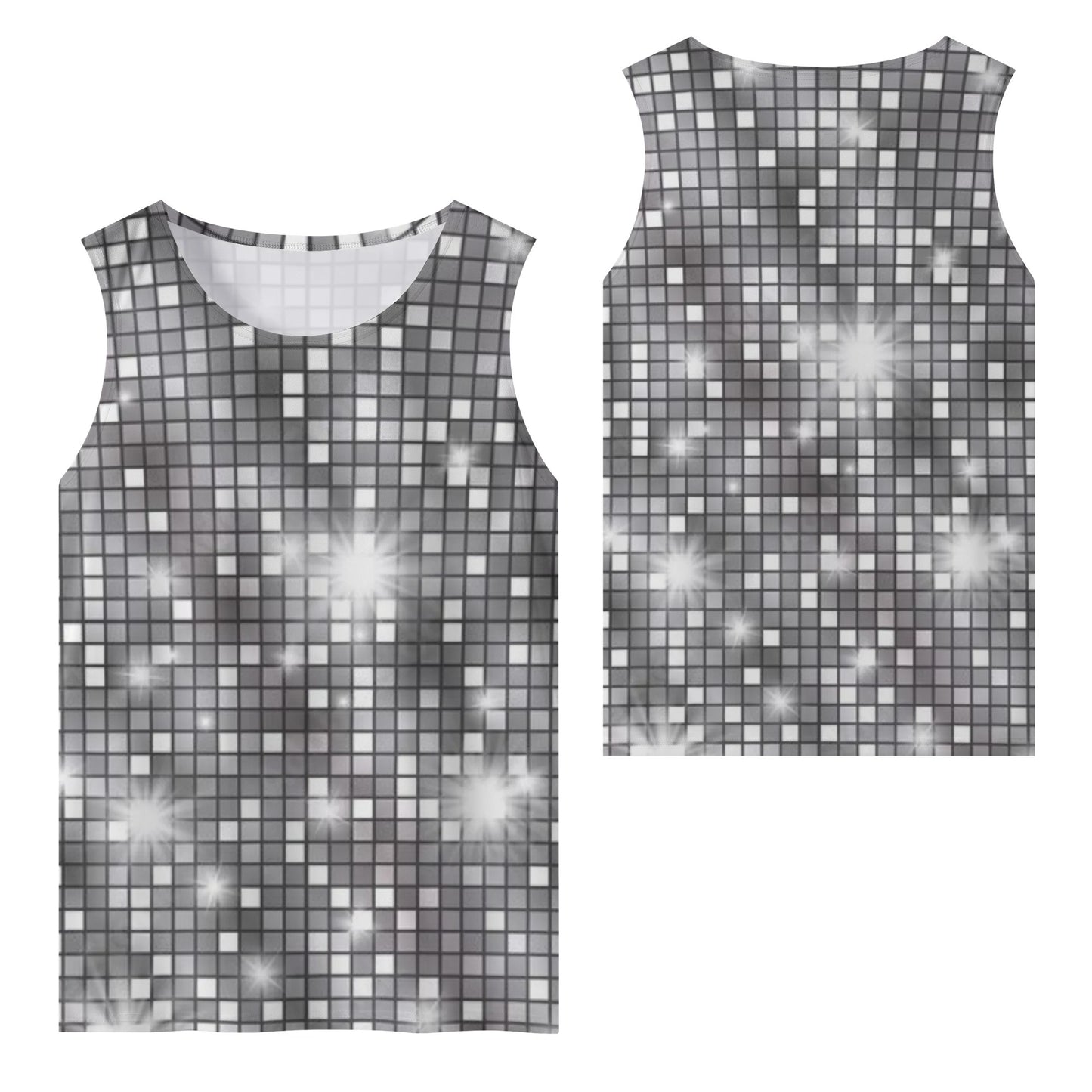 Disco Ball Sleeveless Tank Top