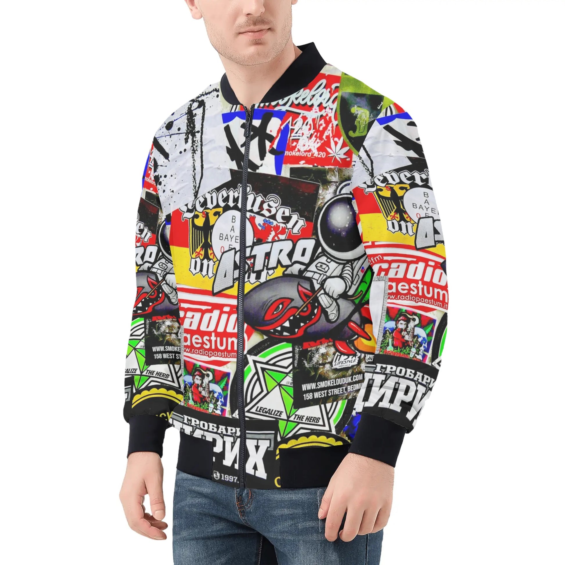 Streetwear Bomber Jacket | Funky Artwork