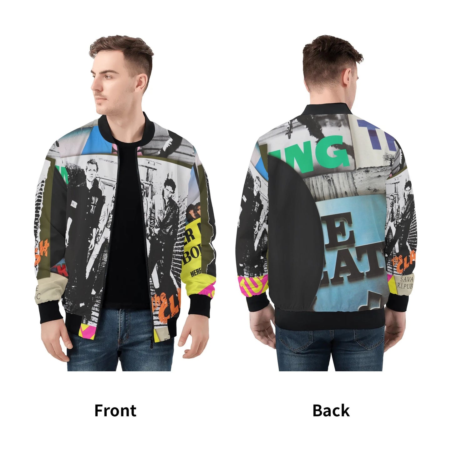 Punk Rock Bomber Jacket | The Clash