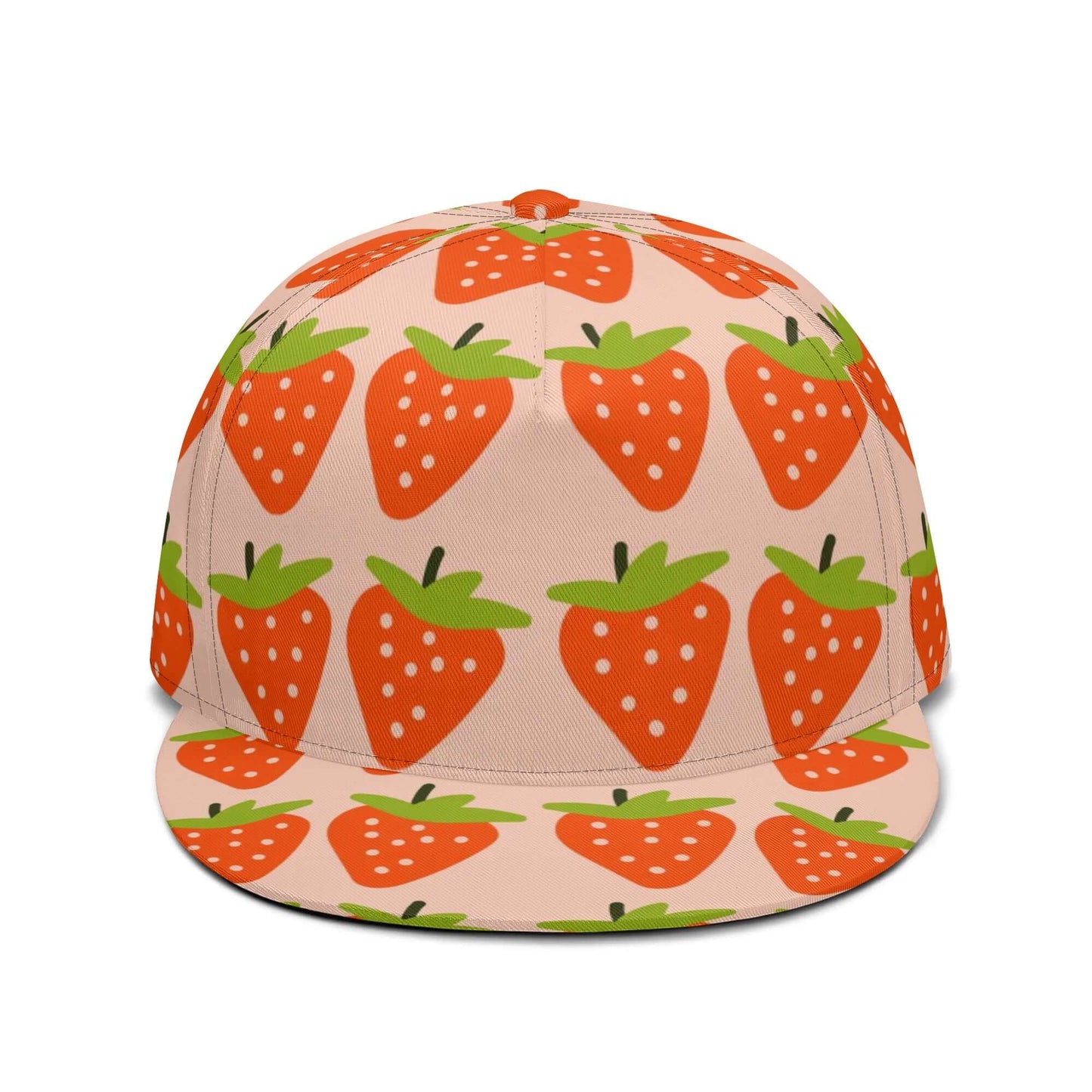 Peach Pink Strawberry Snapback