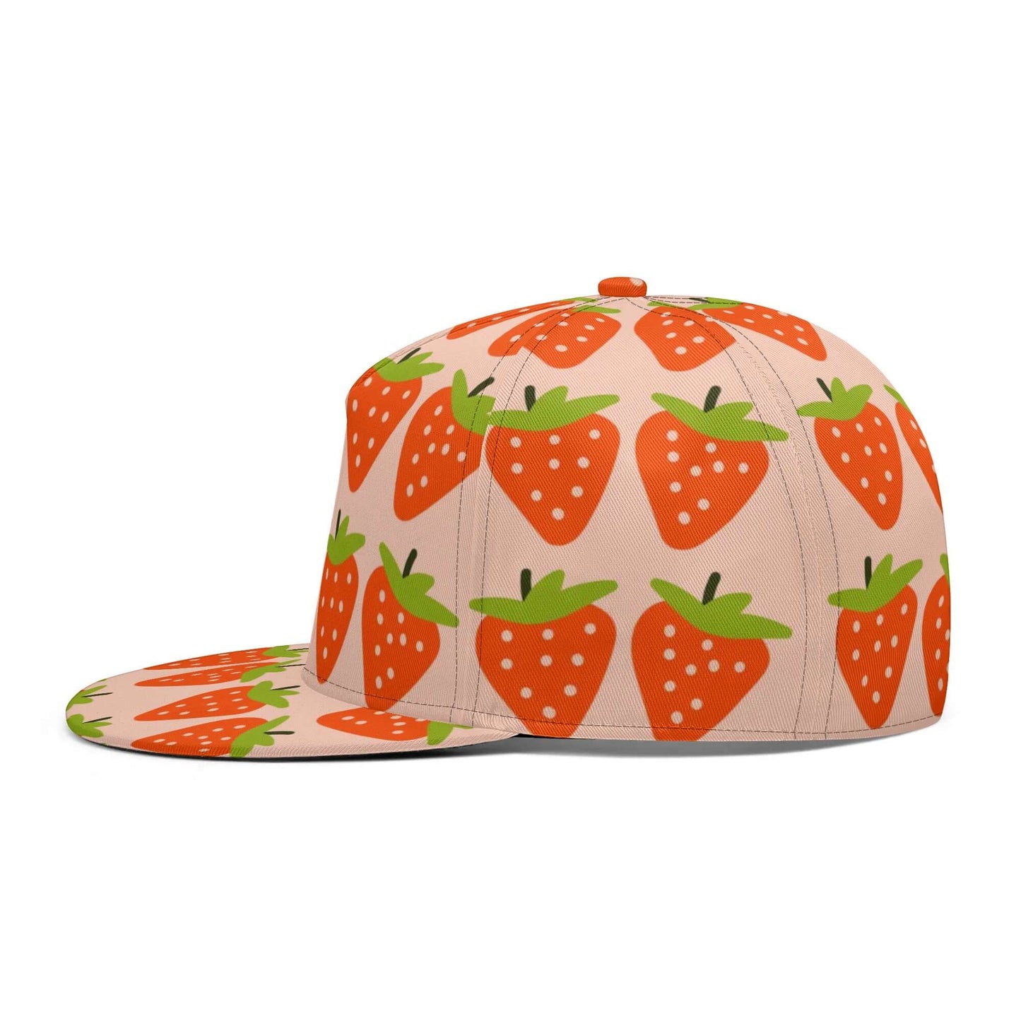 Peach Pink Strawberry Snapback