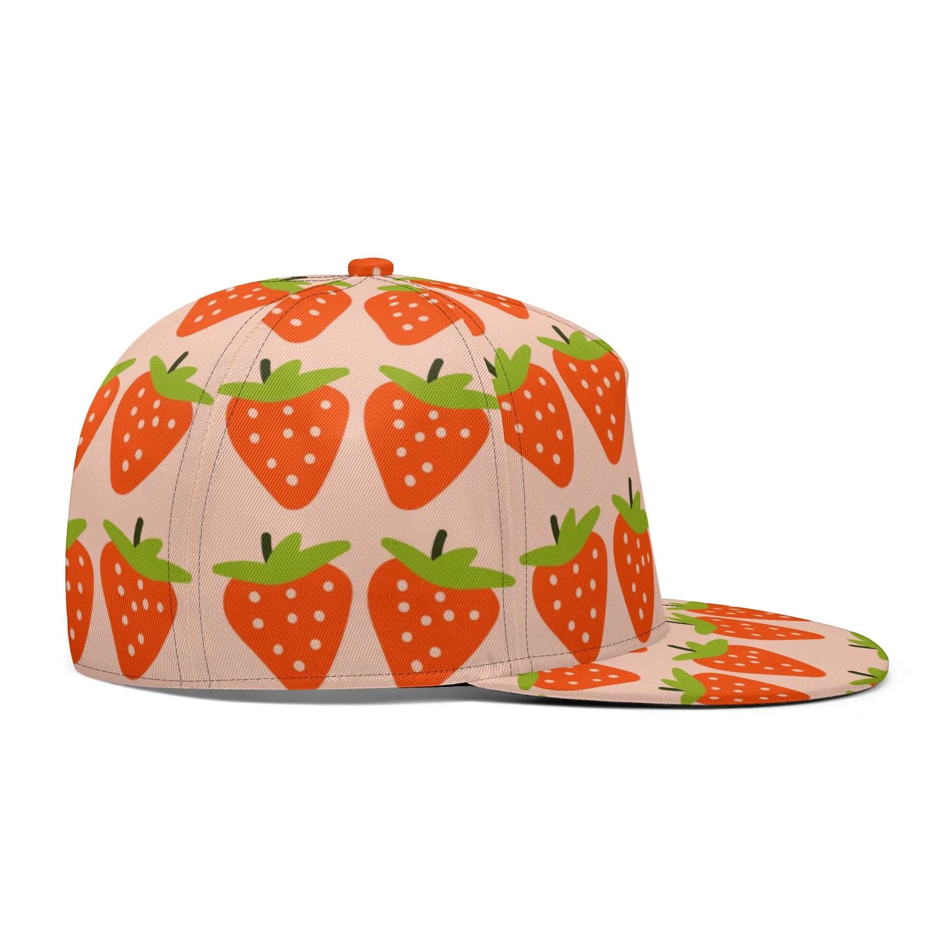 Peach Pink Strawberry Snapback