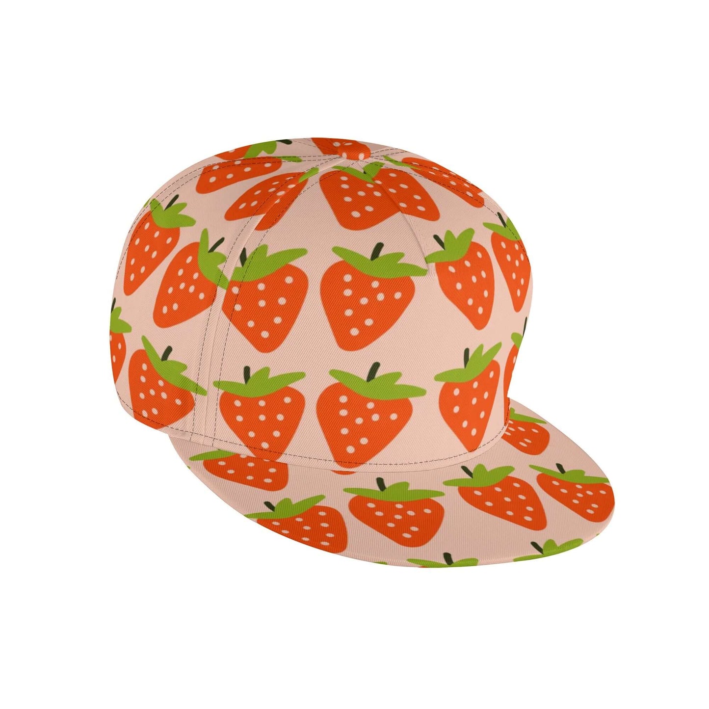 Peach Pink Strawberry Snapback