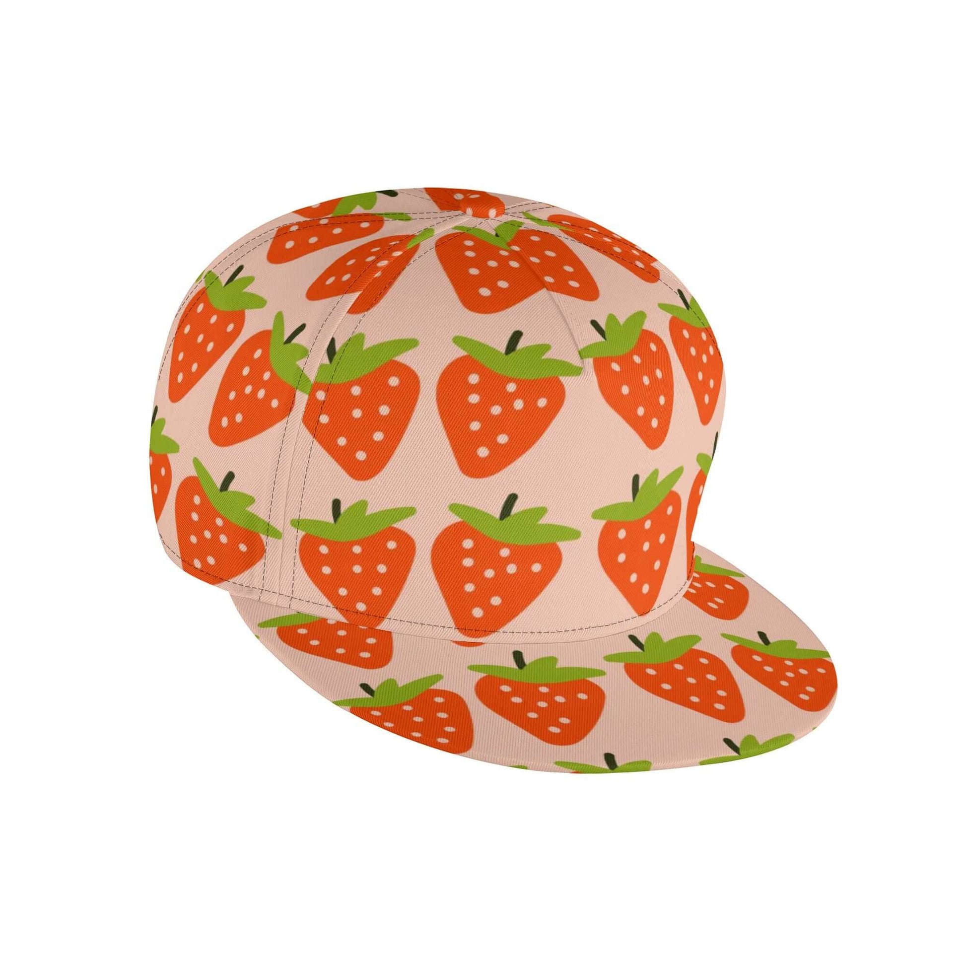 Peach Pink Strawberry Snapback