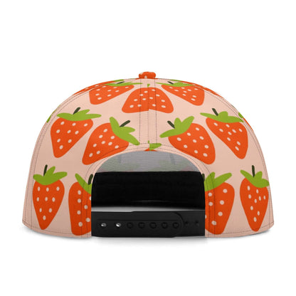 Peach Pink Strawberry Snapback