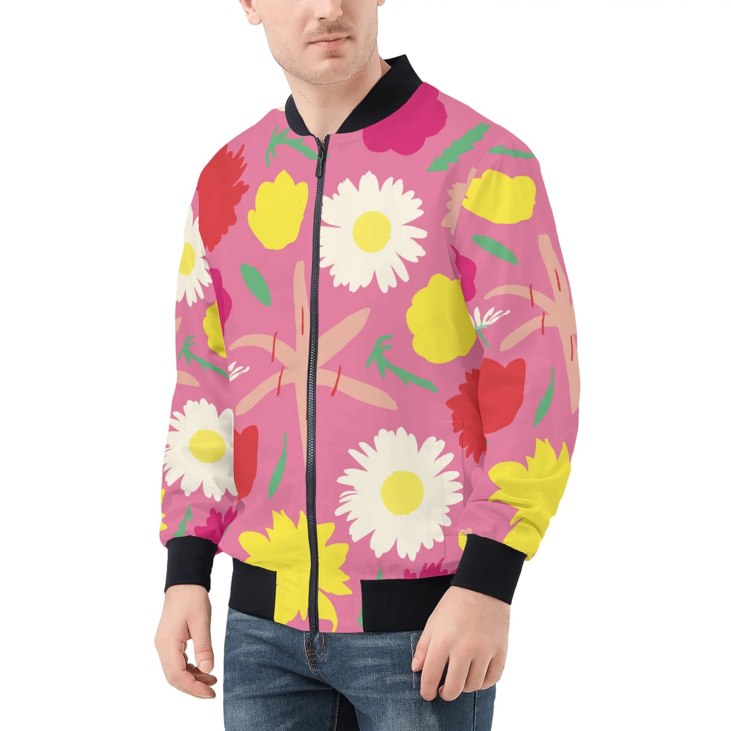 Daisy Flowers Bomber Jacket