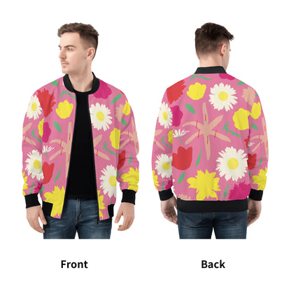 Daisy Flowers Bomber Jacket