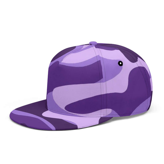 Purple Grape & Mauve Camo Snapback