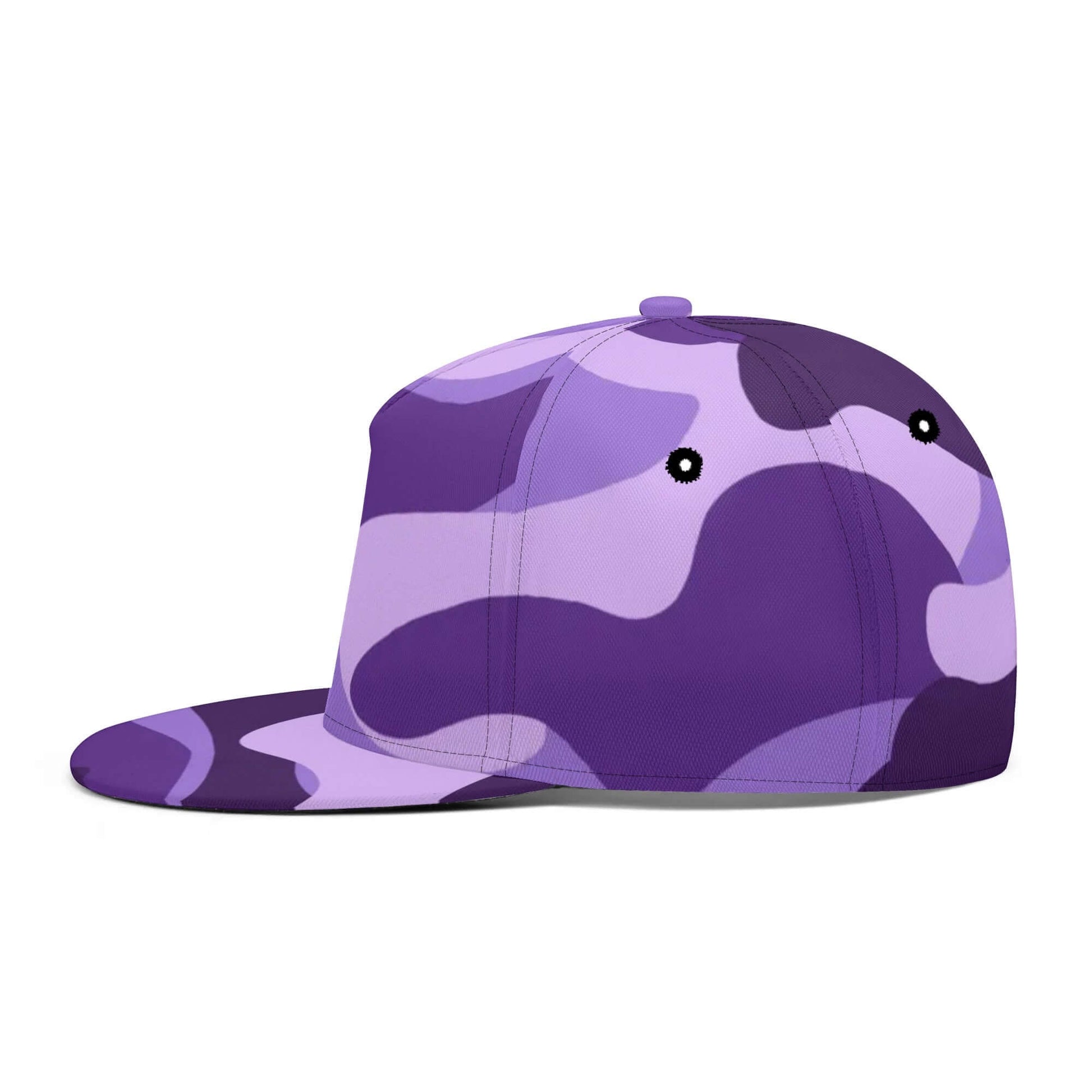 Purple Grape & Mauve Camo Snapback