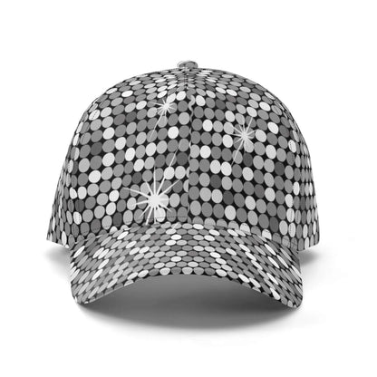 Disco Ball Cap | Silver Classic Cut