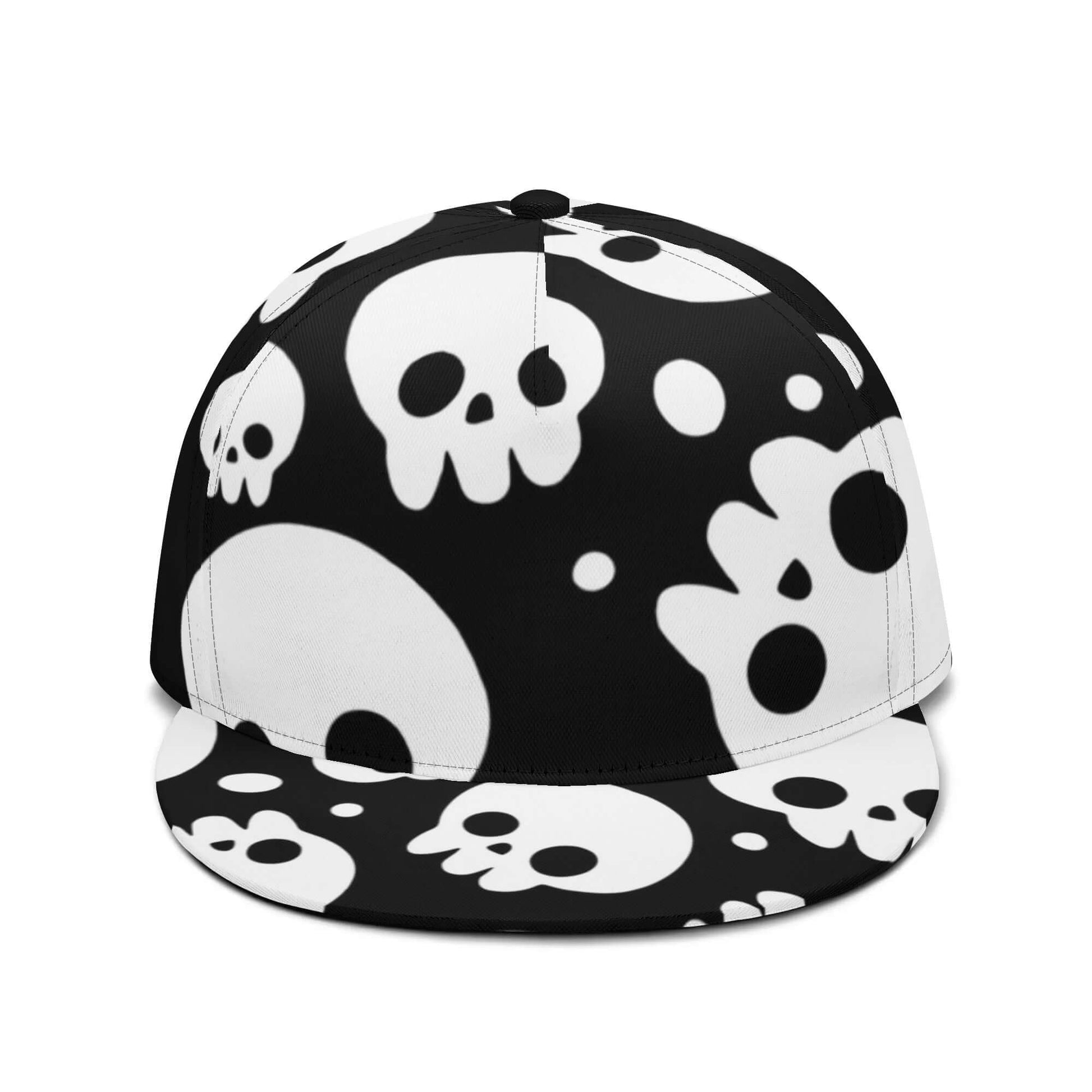Black & White Skulls Snapback