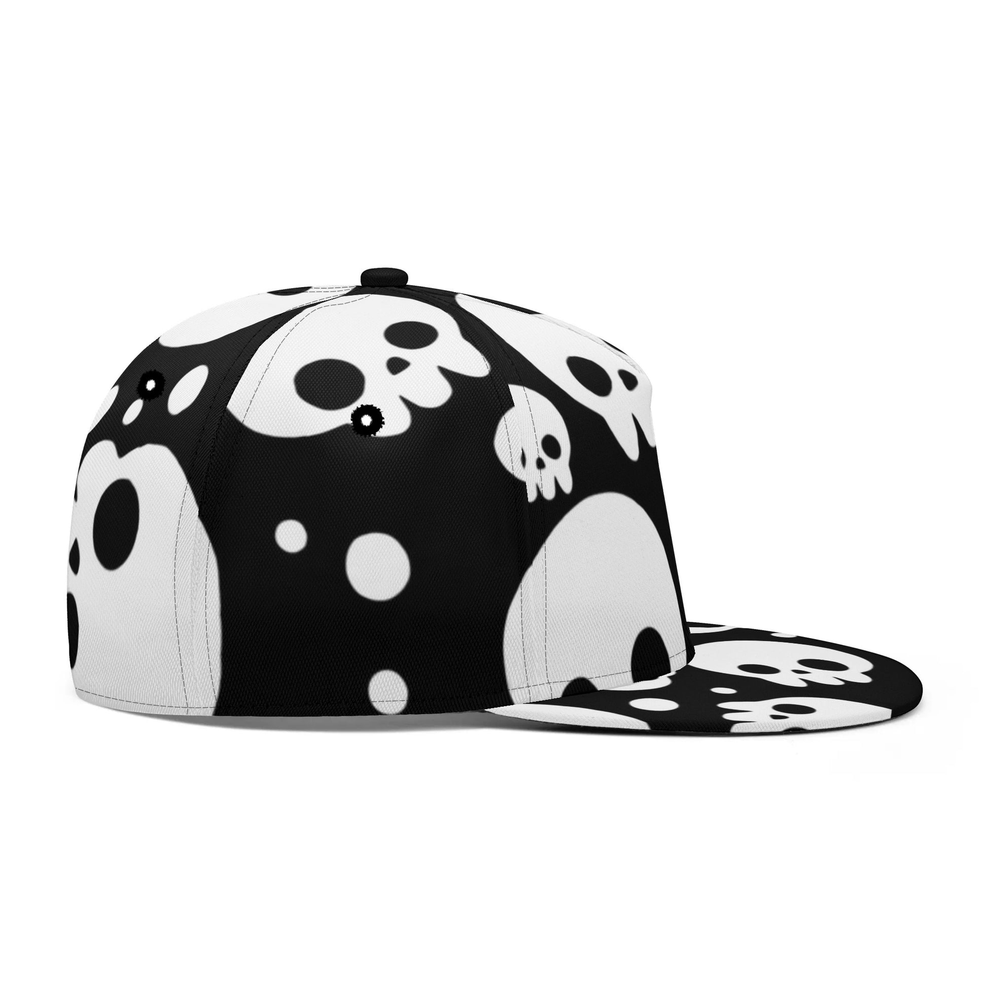 Black & White Skulls Snapback