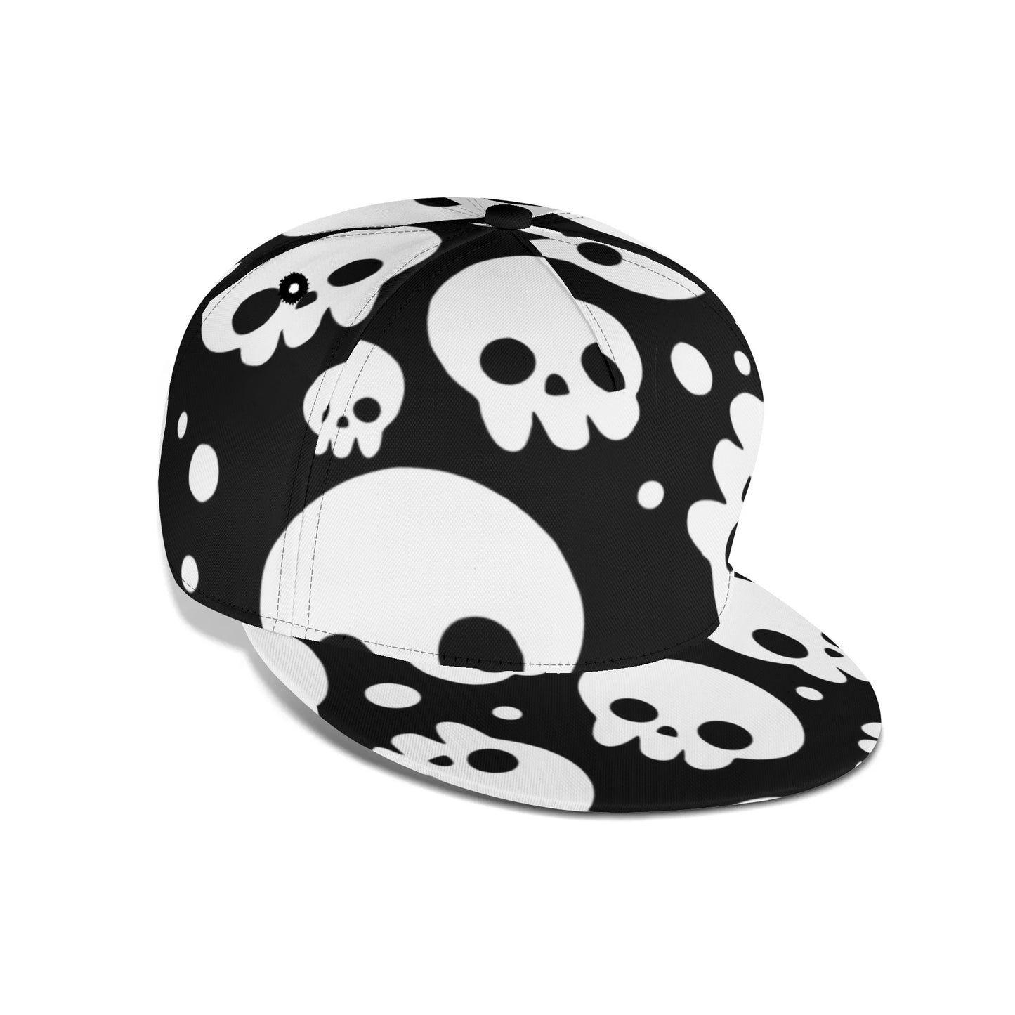 Black & White Skulls Snapback