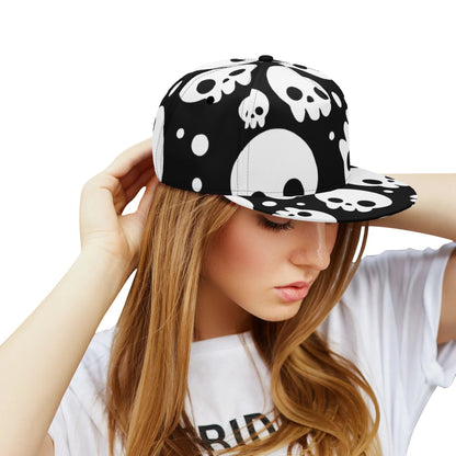 Black & White Skulls Snapback