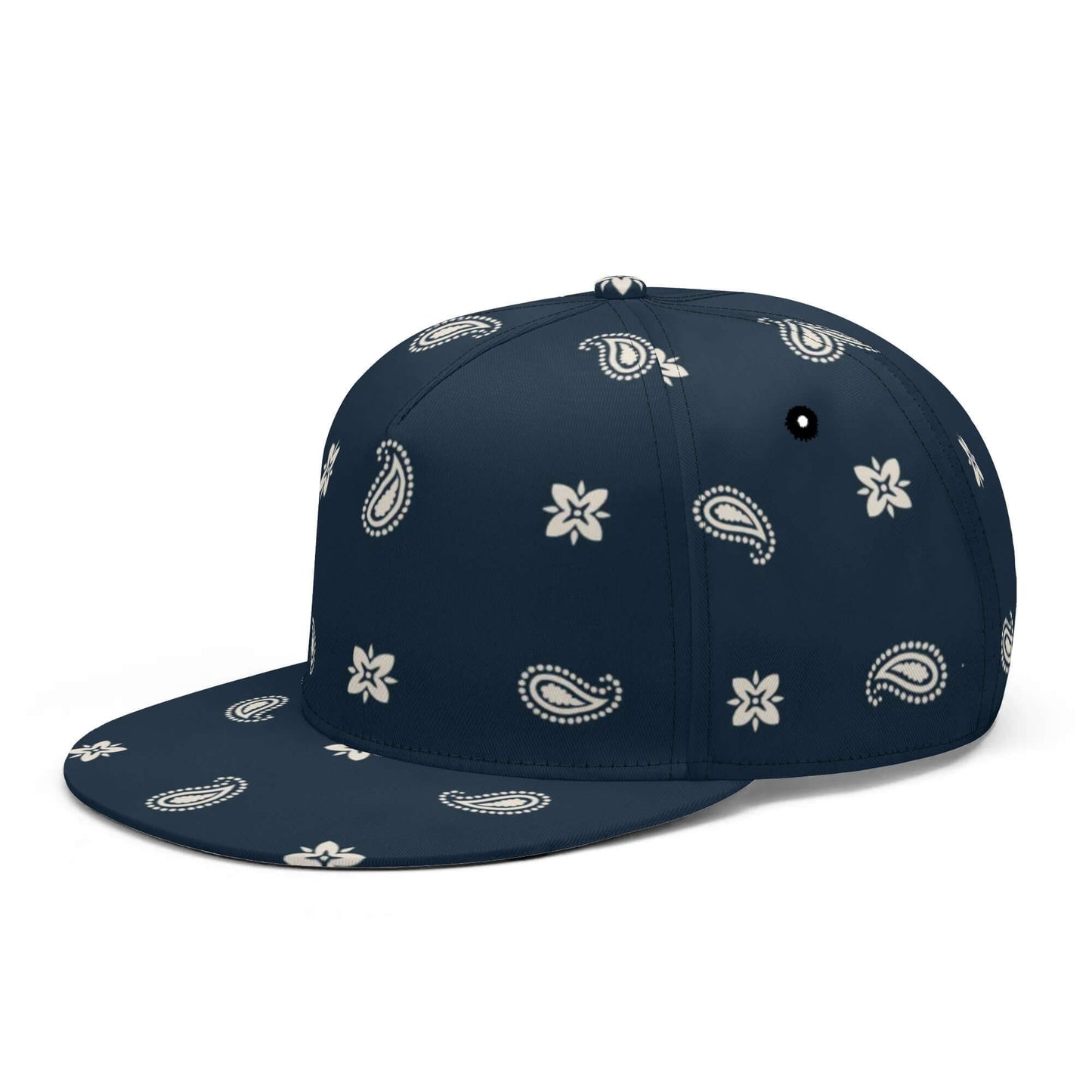 Midnight Blue Paisley Snapback