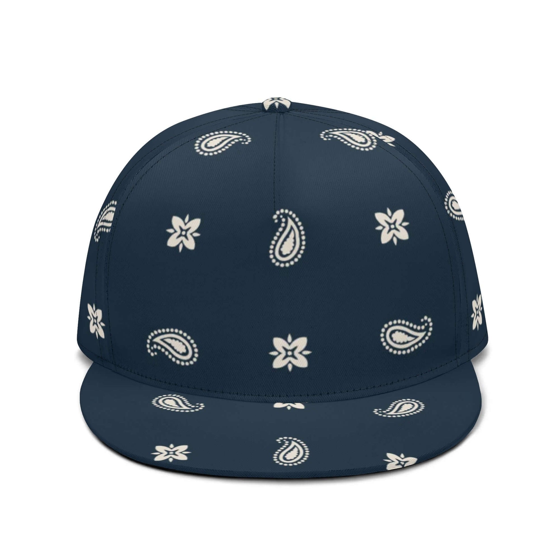 Midnight Blue Paisley Snapback