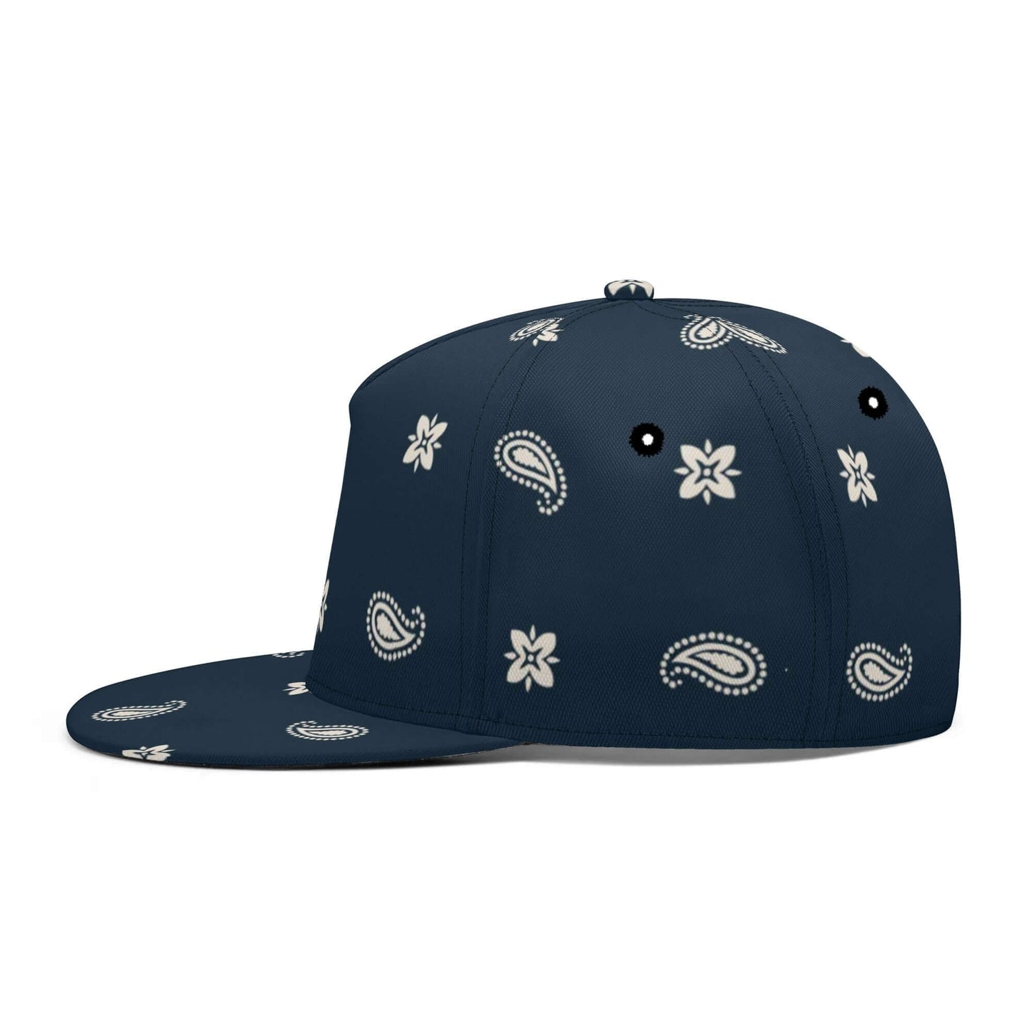 Midnight Blue Paisley Snapback