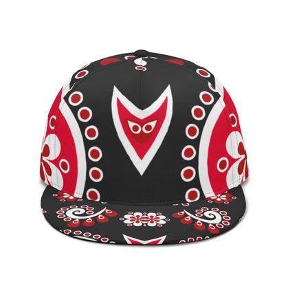 Black Red White Bandana Snapback