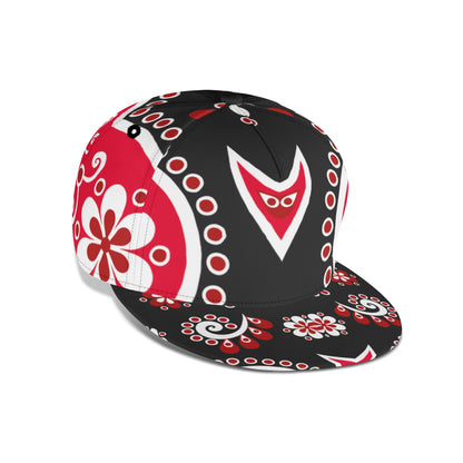 Black Red White Bandana Snapback