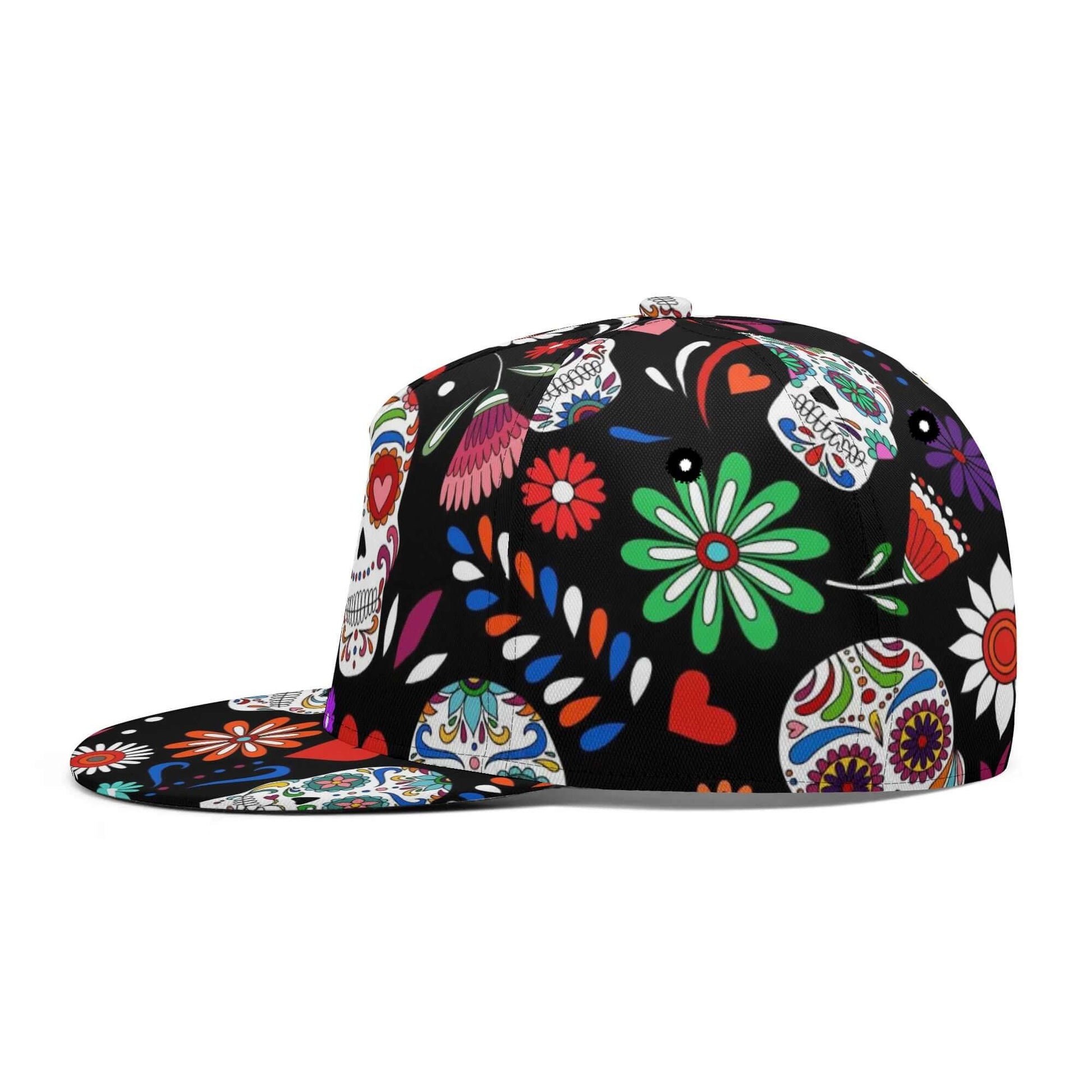 Day Of The Dead Sugar Skull Snapback