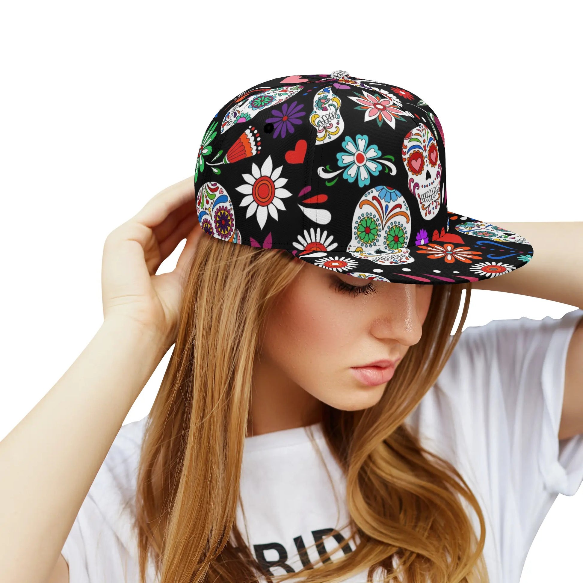 Day Of The Dead Sugar Skull Snapback